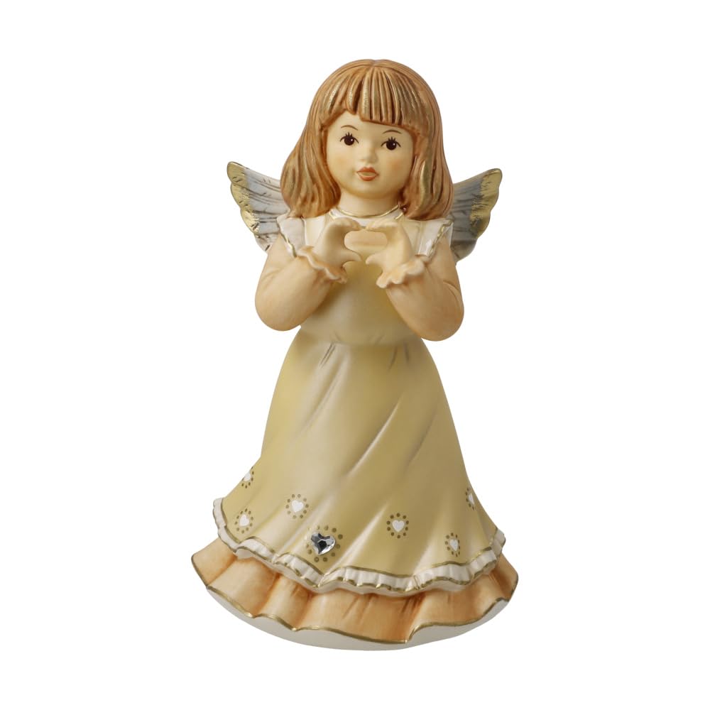 Goebel Angel Figurine Du bist mein Schatz Champagne - Himmelsboten Christmas
