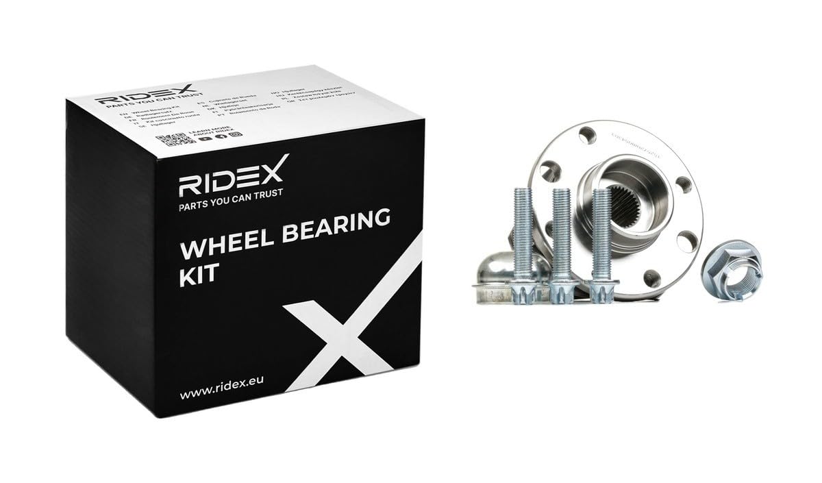 RIDEX 654W0546 Juego de cojinete de rueda Delantero, ambos lados Rodamiento integrado en buje de rueda Compatible con OPEL Astra H Caravan A04