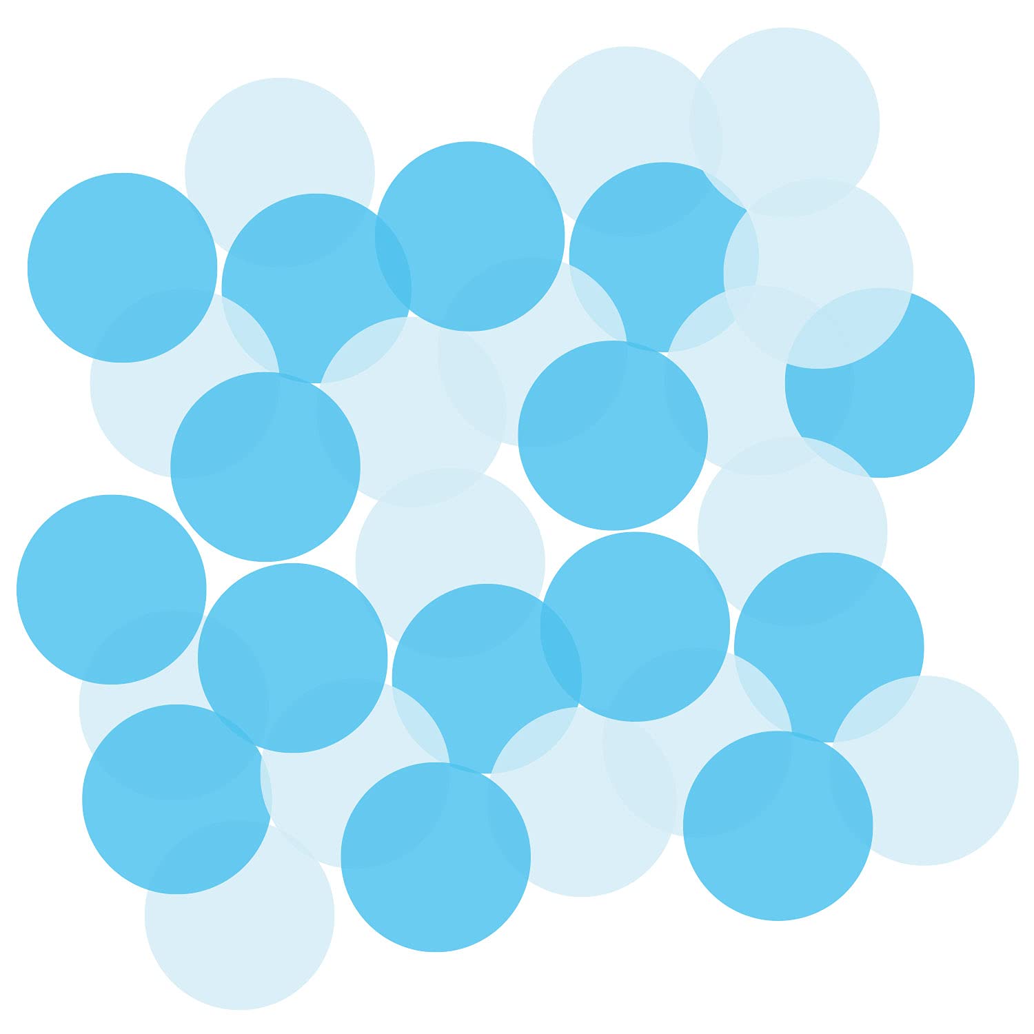 Amscan 360407-55 - The Big Gender Reveal Blue Tissue Table Confetti Scatters - 14g