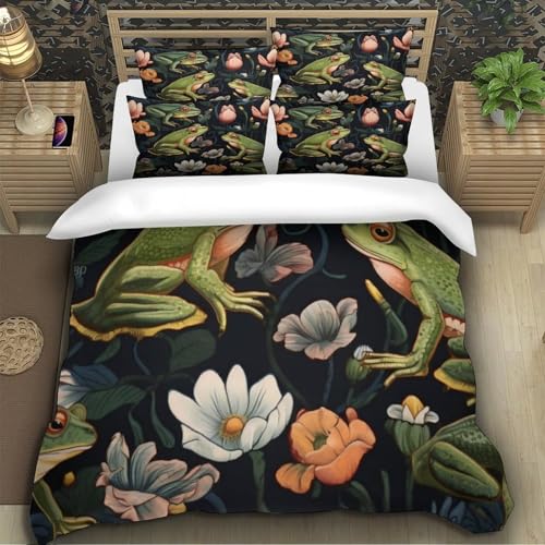 Housse de Couette Requin 3D Microfibre Super Douce Parure 220x240 - 5