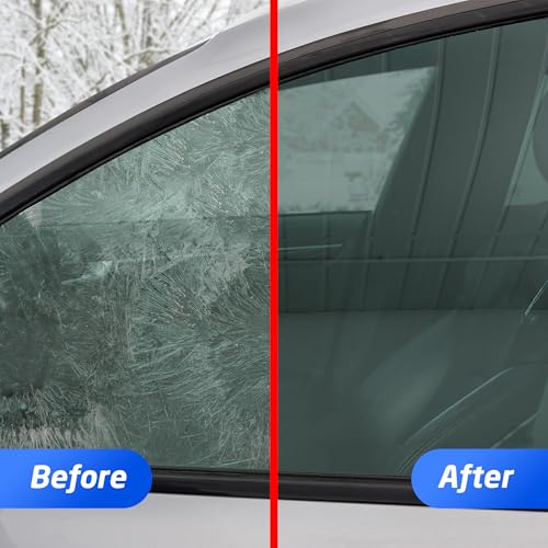 Image of CarPlan Blue Star De-Icer Spray, 21 fl oz - Fast-Acting Aerosol Defroster for Car Windshield and Windows, Works in Extreme Cold -20C