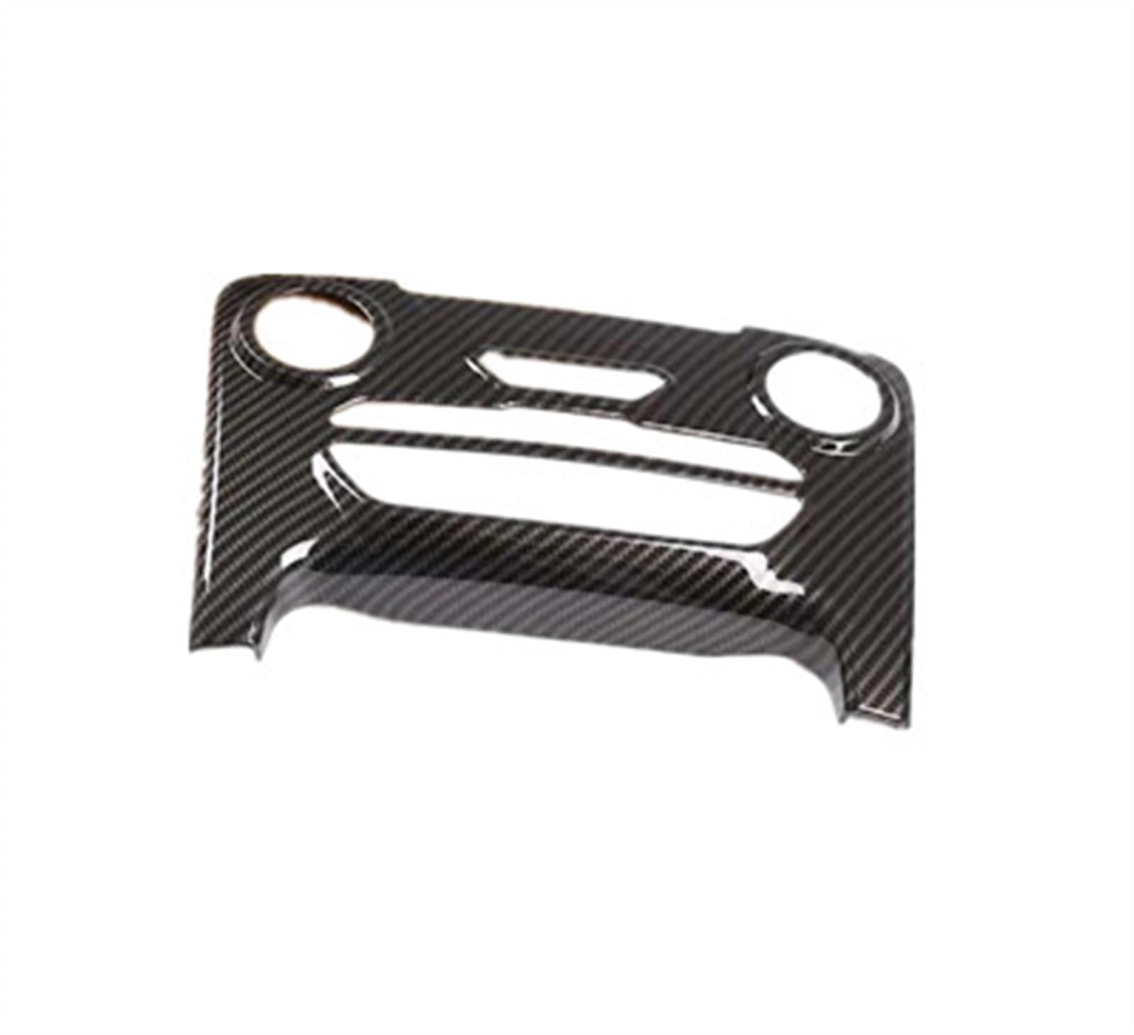 Piwine Carbon Fiber Car Central Control Air Conditioning Mode Button Frame Decoration Sticker For Ford For Ranger For Wildtrak 2015-2022