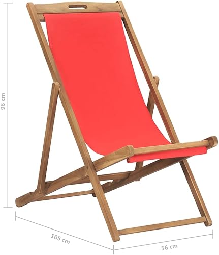 Miniatura 2 de YUHI-HQYD Silla de terraza, silla plegable, silla reclinable de patio, muebles de exterior, silla de playa, con reposabrazos, requiere montaje,
