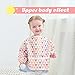 Little Dimsum Full Sleeved Feeding Bib 2 Pack,Baby & Toddler Waterproof Bib Apron,Food Protection Large Pocket Eating Smock 6-36 Months