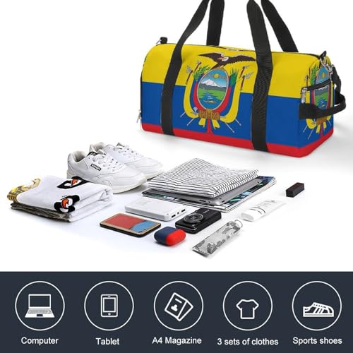 Ecuador FlagStylish Gym Bag for Everyday WearOne Size4
