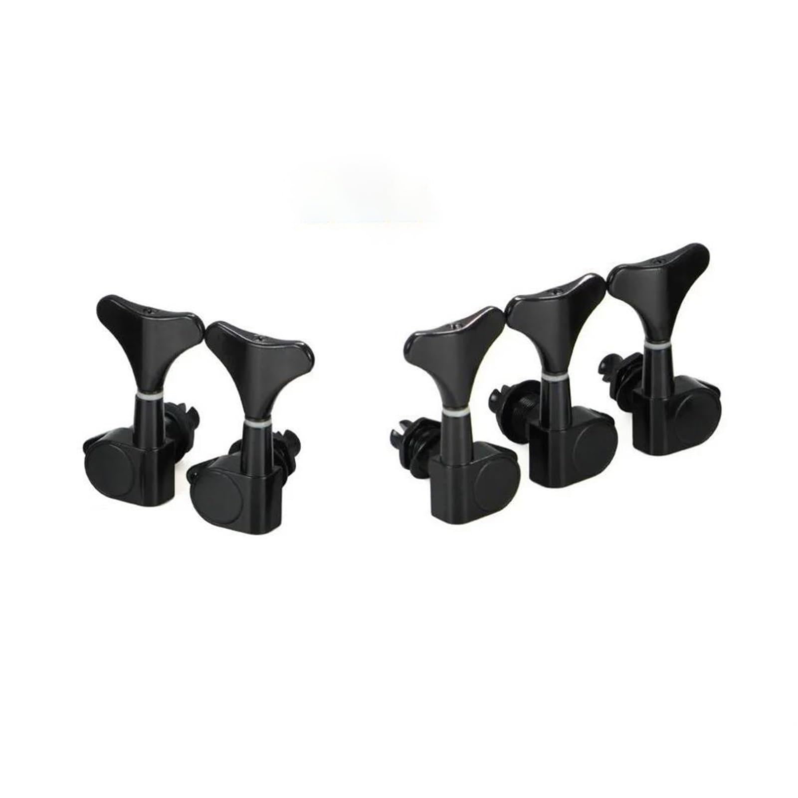 5 Częściowy Zestaw Tunera Do 5 Strunowego Basu Elektrycznego Klucze Gitarowe(2L3R Black)
