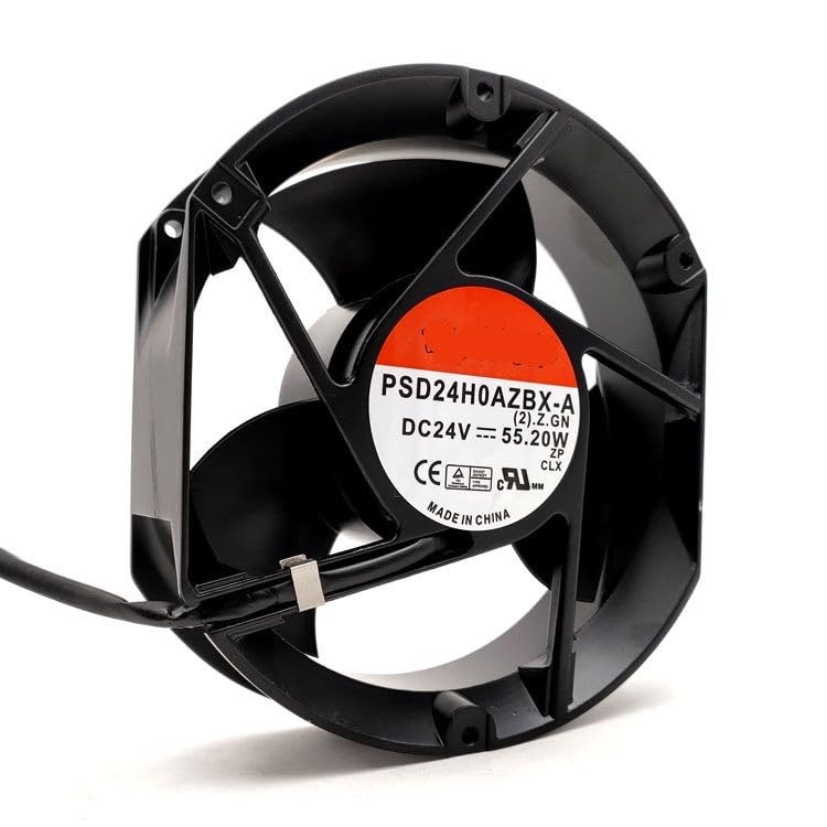 PSD24H0AZBX-A (2).Z.GN 24V DC 55W 17251 172x150x51mm High Airflow Axial Fan for Inverters & Industrial