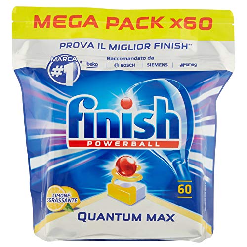 Preisvergleich Produktbild Finish Quantum Max Powerball, Geschirrspül-Tabs Zitrone 60 Tabs