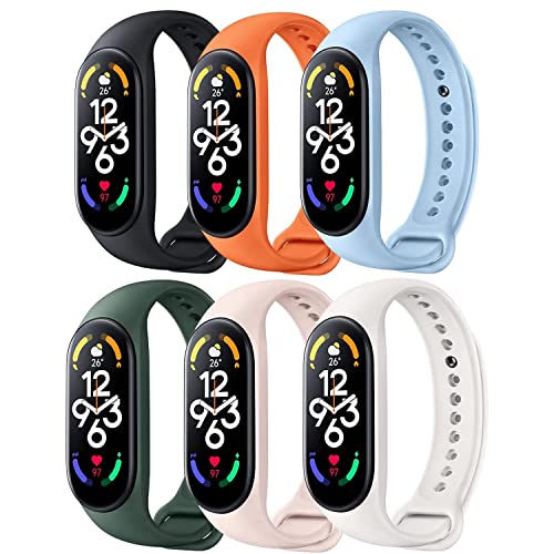 TALENANA for xiaomi smart band 7oh yƓ6FZbgz Mi band 7pxg VI~ X}[goh 7 xg Xiaomi mi Band 7ɑΉ VRoh _炩 ʋC h h 