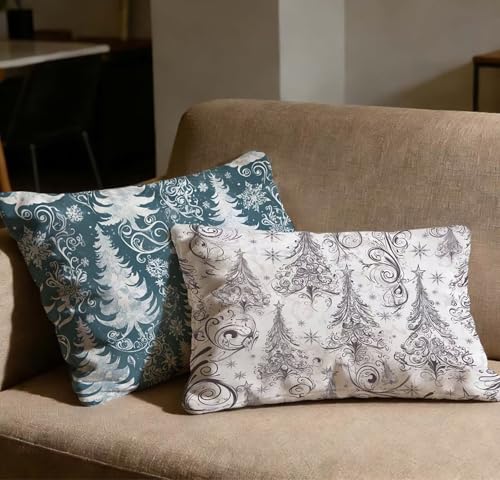 Taie d'oreiller 50x70 blanc housse de coussin velours rectangulaire lit salon