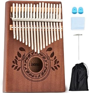 UNOKKI Kalimba Thumb Piano – Instruments de musique Kalimba 17 touches avec instructions de livre de chansons Kalimba… - Les Beatles, Paul McCartney, John Lennon, RIngo Starr, George Harrison