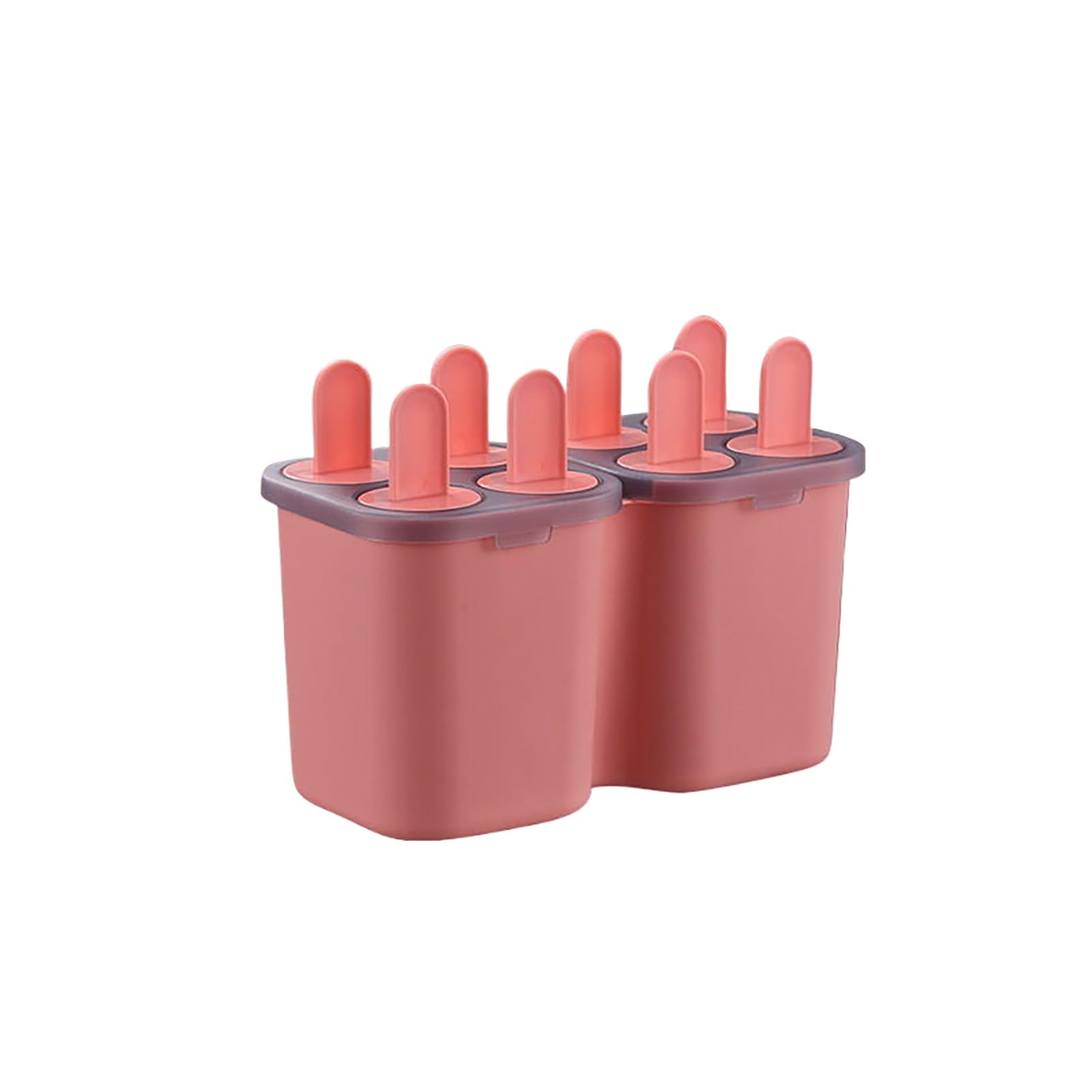Qxiao Popsicles Molds Homemade Popsicle Mold 4/8-Cav Non-BPA Plastic Ice Pop Maker Food Grade Cakesicles Mold Homemade Popsicle Icepop Maker Reusable Easy Release Icepop Make Ice Cream Molds For Kids