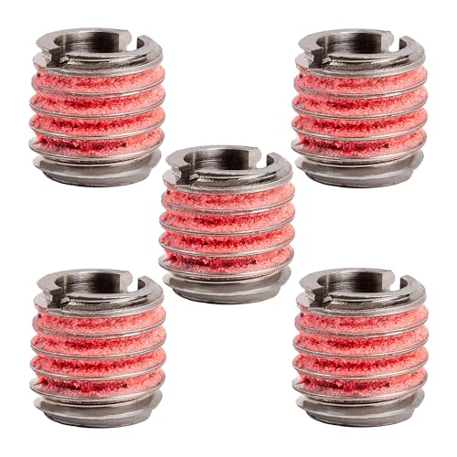 Image of E-Z Lok Externally Threaded Insert, 303 Stainless Steel, 5 /16 inch-24 Internal Threads, 1 /2 inch-13 External Threads, 0.484 inch Length, Made in US (Pack of 5)