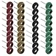 QWORK® 40 Stück 25 mm Schleifmittel Polierscheiben Set, Schleifpolierräder, 3mm Schaft, für Rotationswerkzeuge