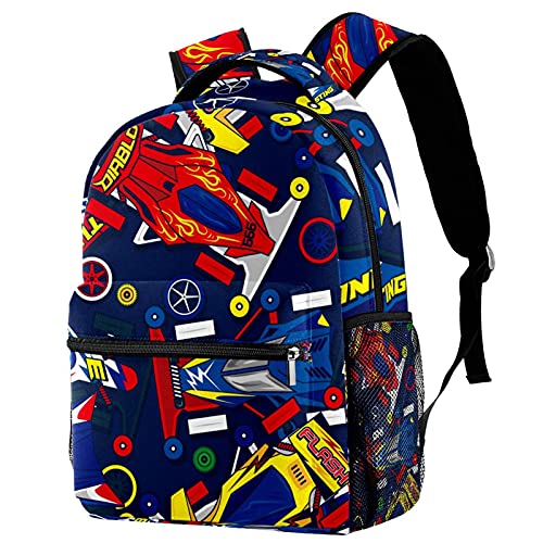 Sac à dos de voyage anti-ennui pour enfants avec jouets Pop et 4WD