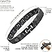 HOLVIST Magnetic Bracelet for Men and Women 4000 Gauss | Mens and Women Magnetic Bracelets | Comes with Adjustable Length, Sizing Tool and Gift Box (Black)