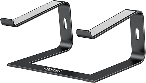 Miniatura 8 de Urmust Soporte elevador de aluminio para computadora portátil compatible con MacBook Air Pro, Dell, HP, Lenovo Samsung, Alienware todas las