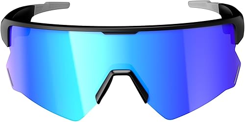 Miniatura 10 de Blackview Lentes inteligentes, 5.3 gafas de sol Bluetooth con altavoz de oído abierto, compatible con asistente de voz, lente de bloqueo de luz