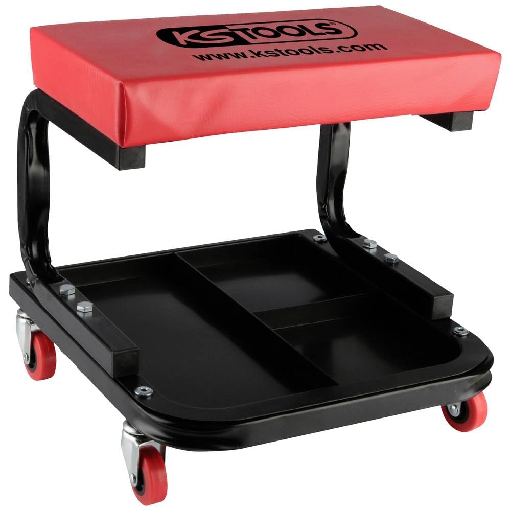 KS Tools 500.8020 Tabouret sur roulettes - Plateau range outils | Tabouret sur roulettes