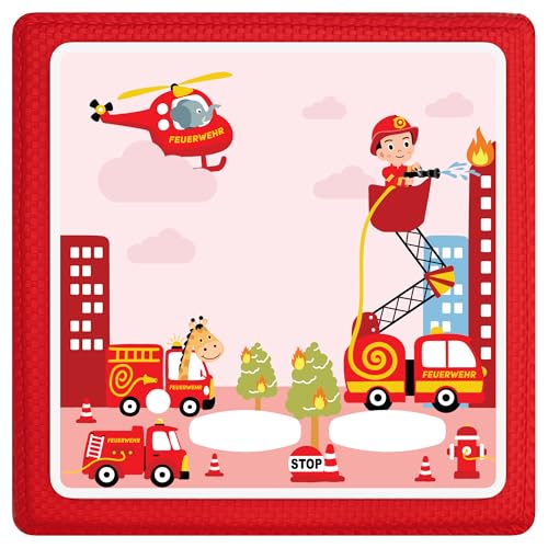 Gumpie Schutzfolie für Toniebox Jungen & Mädchen (Feuerwehr) - Vinyl...