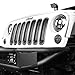 u-Box JK Turn Signal Light Cover Guard Five Star Front Light Lamp Cover Blinker Insert Guard Cover Trim for Jeep Wrangler 2007-2018 JK 2 Door & JKU Unlimited 4 Door - 2PCS