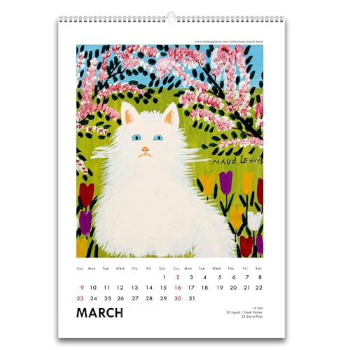 Image of Tallenge - 2026 Desk Calendar - Maud Lewis - Canadian Folk Artworks - 6 x 9 Inches for Home & Office (Paper, Desk Calendar)