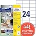 Produktbild AVERY Zweckform LR3475-10 Recycling Etiketten (240 Adressaufkleber, 70x36mm auf A4, 100% recyceltes Altpapier, bedruckbare Adressetiketten, selbstklebende Klebeetiketten) 10 Blatt, naturweiß