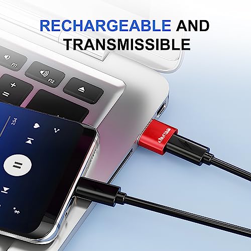 Image of JIMTAB USB C Adapter (4 Pack), USB C to USB, High-Speed Data Transfer, USB-C to USB Female Adapter for MacBook Pro 2023, iPad Pro 2023, Samsung Galaxy Book, Dell XPS and More Type C Devices