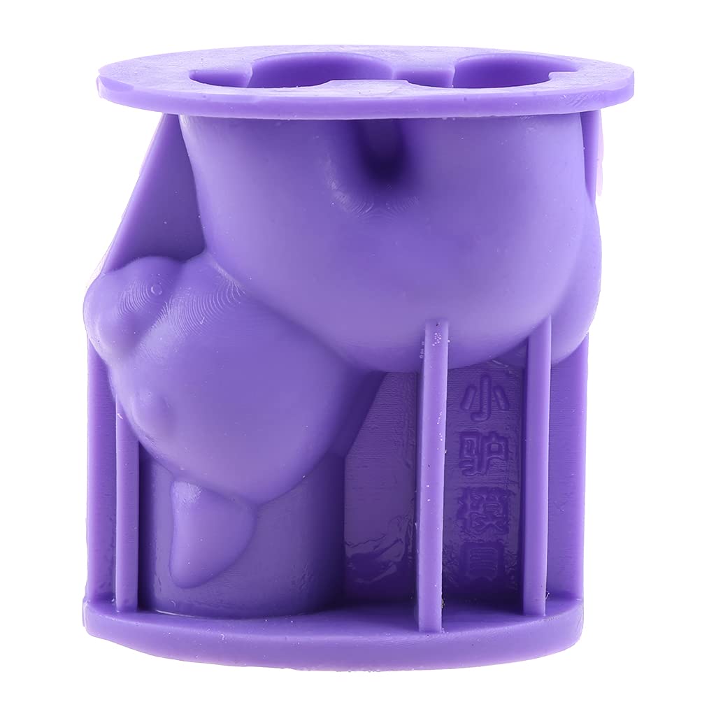 Maxtonser Creative Donkey Silicone Candle Mold Donkey Shape Ornament Silicone Craft Silicone Texture for Crafting