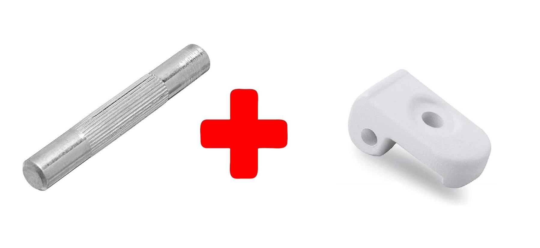 Hak Zaczep BIAŁY + Trzpień mechanizmu składania kierownicy do Xiaomi M365 / PRO/PRO 2 / 1S / Essential