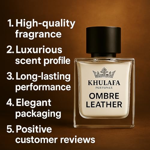 Image of Ombere Leather Inspired Perfume | Bold Leather & Cardamom Scent for Men | Long-Lasting Eau De Parfum | 100% Scent Match | Premium Masculine Fragrance | Ideal for Night & Formal Wear | 50ML