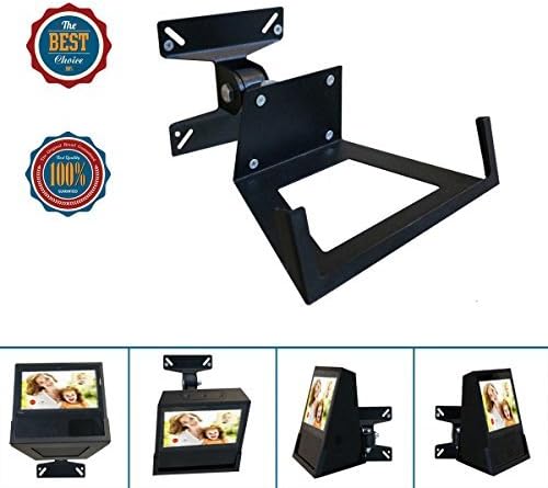 Wall Mount Bracket For Alexa Show Speaker/TV,Change Screen's Angle,Matte Matal Wall Mount Monitor Up To 11 lbs For 14-24" LED/LCD/OLED Plasma Flat Screen Sony/Samsung/LG/Panasonic/Vizio/Echo Speaker