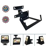 Wall Mount Bracket For Alexa Show Speaker/TV,Change Screen's Angle,Matte Matal Wall Mount Monitor Up To 11 lbs For 14-24