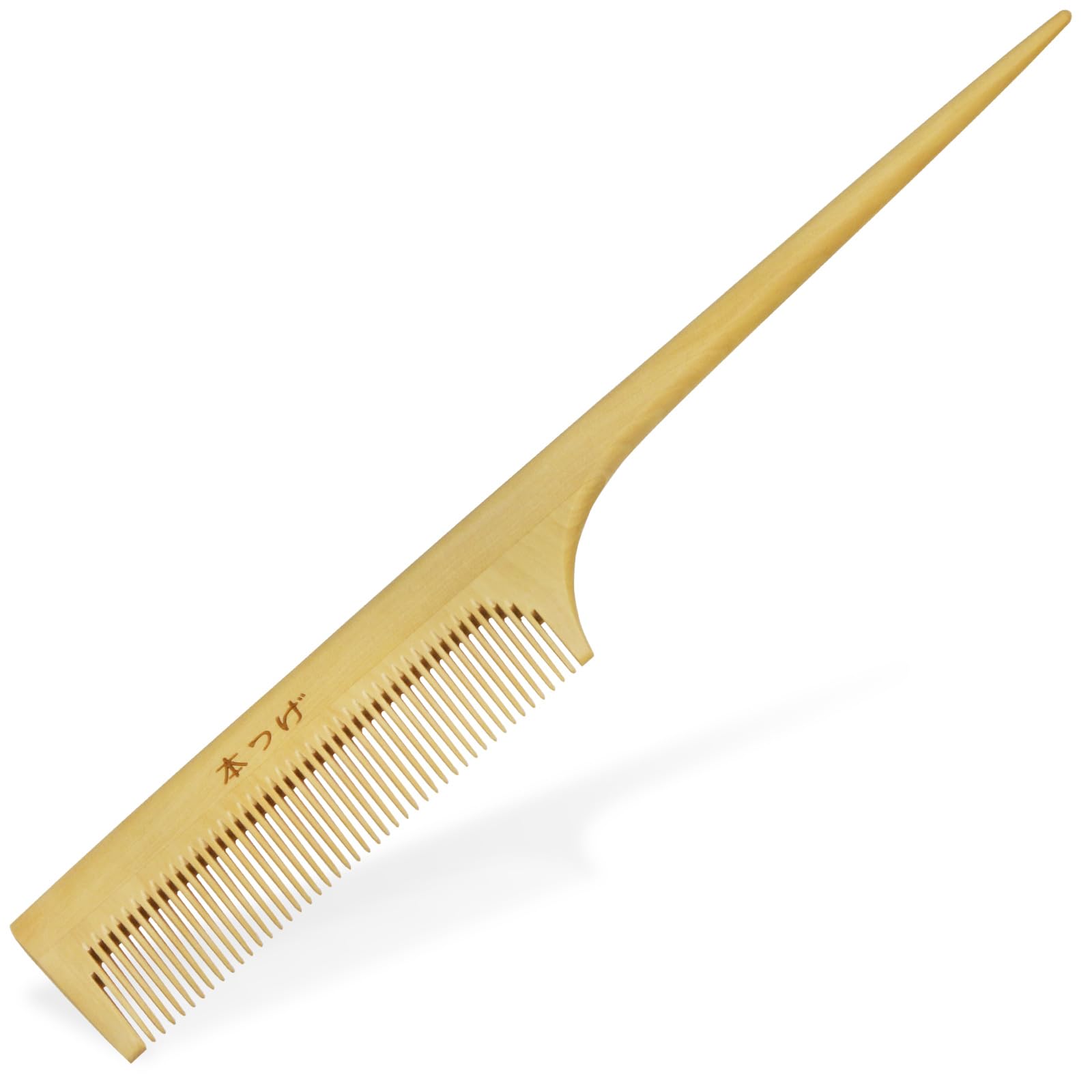 Morikuru Boxwood Tangle Free Comb Natural Wood Hair Comb 6.7in Japan