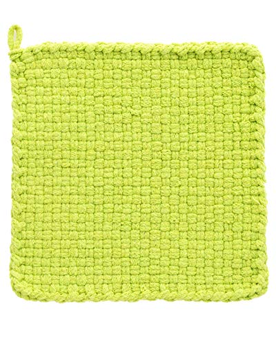 Harrisville Designs Friendly Loom Potholder Cotton Loops 10 Inch Pro Size Loops Make 2 Potholders, Weaving Crafts For Kids And Adults-Lime #TOP2