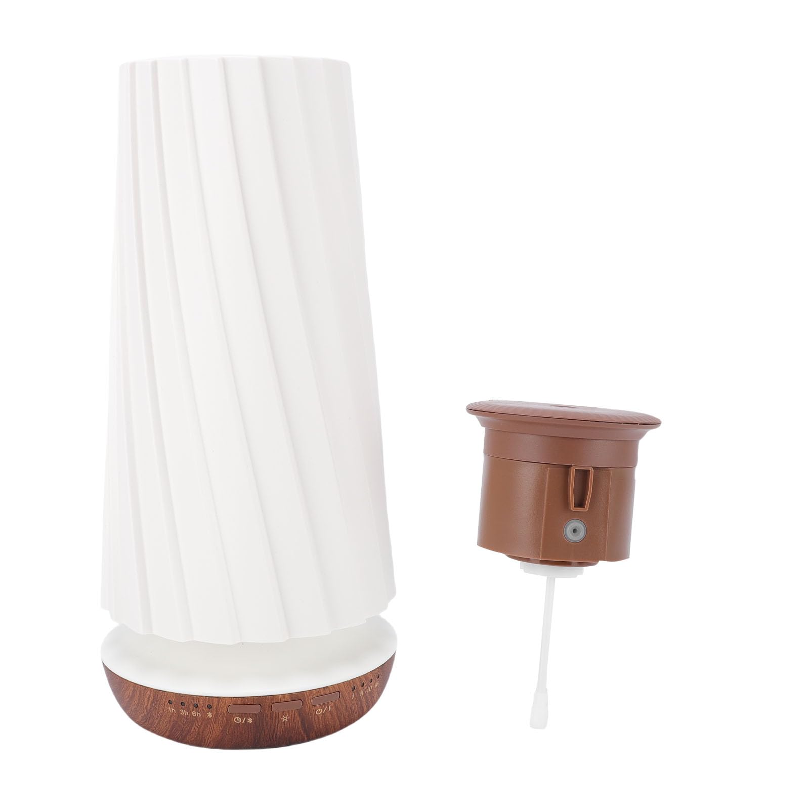 Sxhlseller Diffusore di Aromaterapia Intelligente da 100 Ml |Diffusore di Olio Senza Acqua con Controllo App, Anti-bruciatura Secca, Silenzioso, per Sauna SPA dell'hotel (Beige)