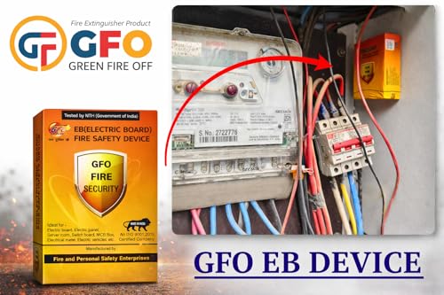 Image of GFO Electric Board Fire Safety Device - Automatic Fire Extinguisher for Electrical Panels & Switch Boards