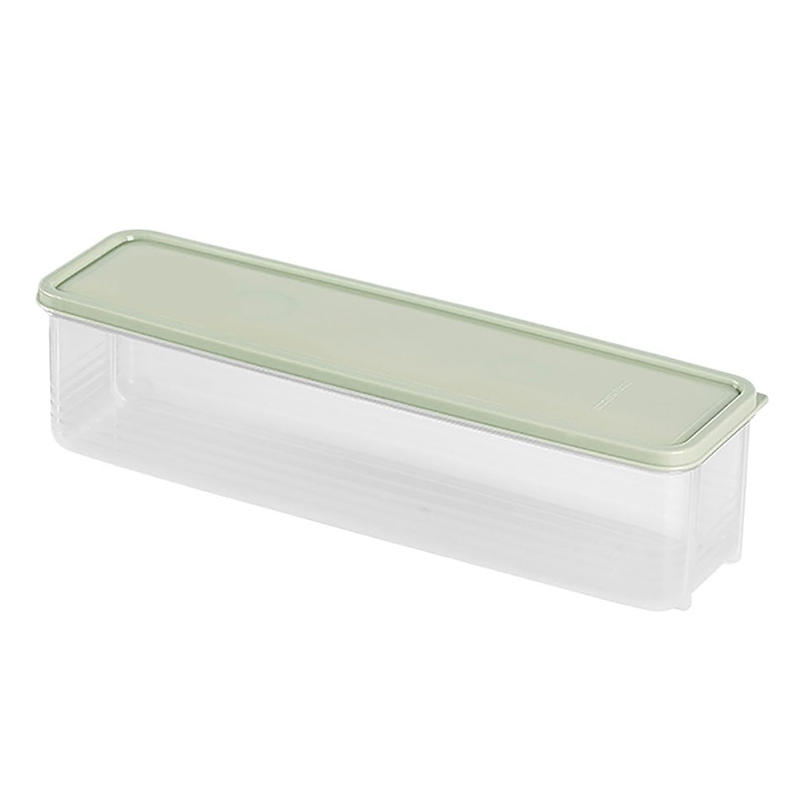 Scatola portaoggetti for noodle da 3 pezzi, compatibile for la conservazione di cereali domestici for spaghetti cucina con frigorifero coperchio(Light green)
