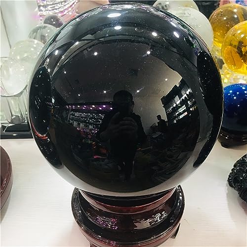 Cristal d'obsidienne en boule de 5cm à offrir comme objet de décoration unique