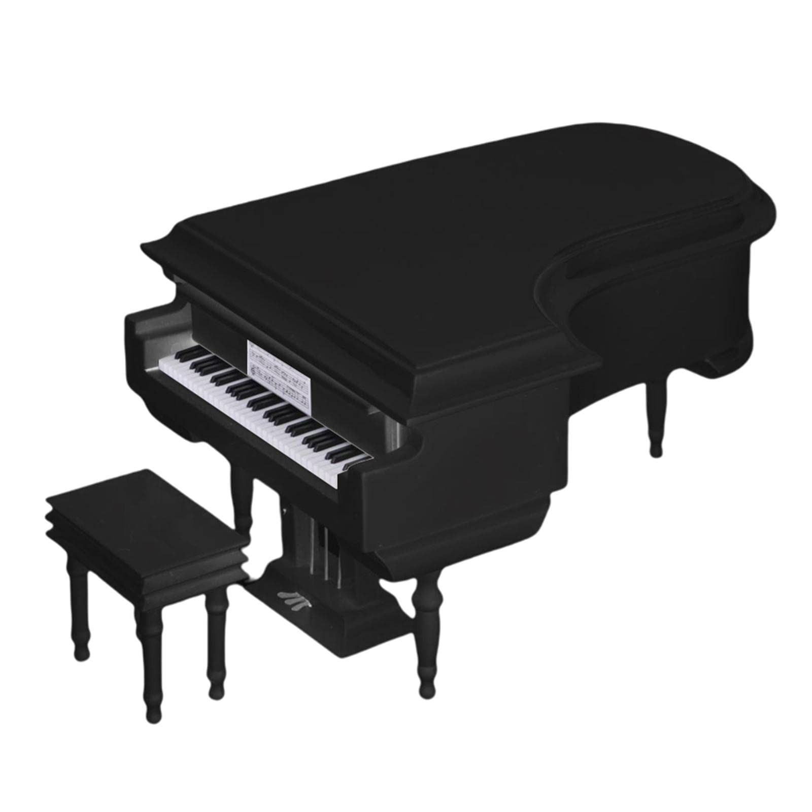 Modello di Pianoforte a Coda per La Scrivania, Compleanno per Bambini, Nero
