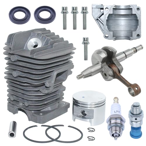 Kit vilebrequin piston 49 mm compatible pièces tronçonneuse série MS - 3