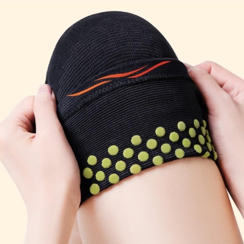Wormwood Knee Pads Warm Cotton Elderly Men Self-heating Leggings