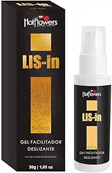 Gel Anal Facilitador Lis-in Gold Gel Anestésico Anal Dessensibilizante 30g Hot Flowers