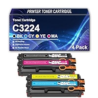 C3210 C3224 Toner Cartridges 4-Color CMYK (with Chip) Replacement For Lexmark
