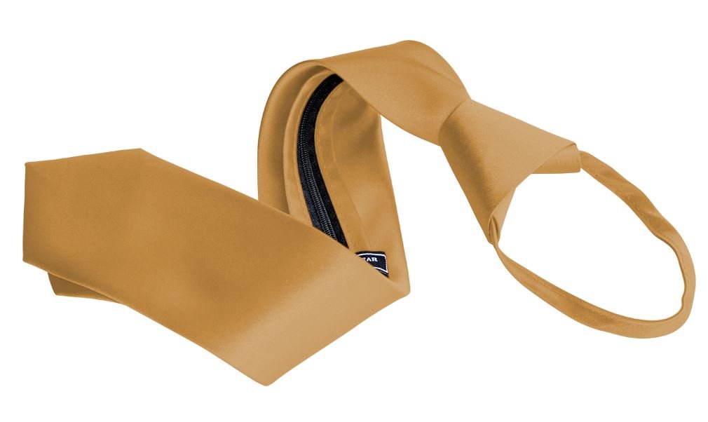 Men's Zipper Tie Neckwear Collection - Copper-image-48