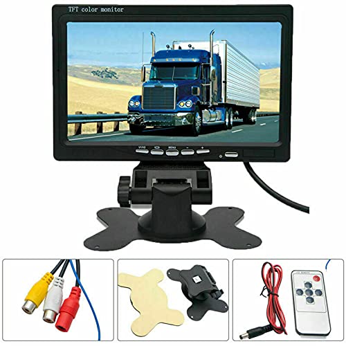 Multibao 12V-24V 7 inch TFT LCD Color HD Monitor for Car CCTV Reverse Rear View Backup Camera