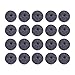 Durable Useful Cymbal Felt Washer 20pcs Crash Cymbals Clutch Drum Felts KIT (Color : Black)