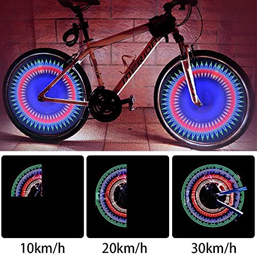 LEEWENYAN Confezione da 2 Luci per Ruote