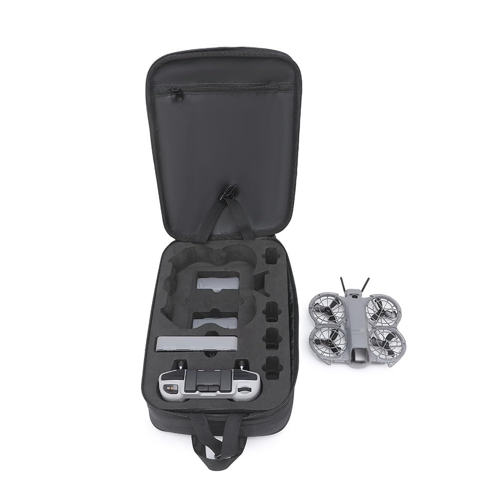 Zaino da viaggio per DJI NEO 2 Fly More Combo, borsa protettiva da trasporto borsa a tracolla portatile per drone NEO 2, telecomando RC-N3, hub di ricarica batteria e accessori