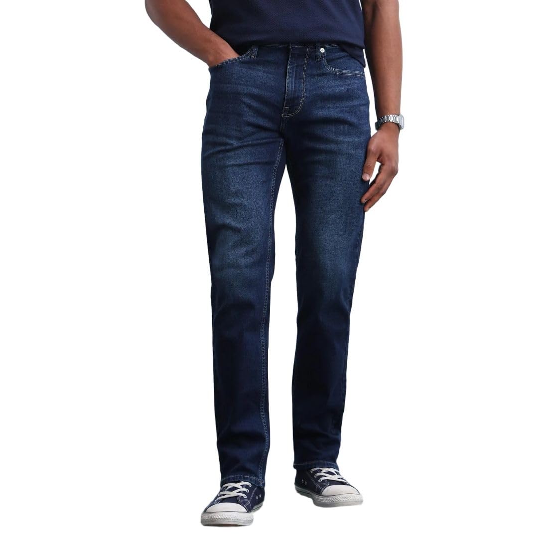 flying machine Men's Slim Straight Fit Jeans| Solid | Mid Rise | Stretchable | Jeans for Man-picture-33
